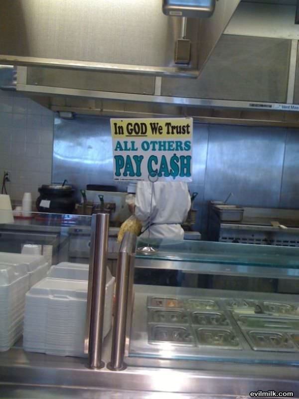 Pay Cash