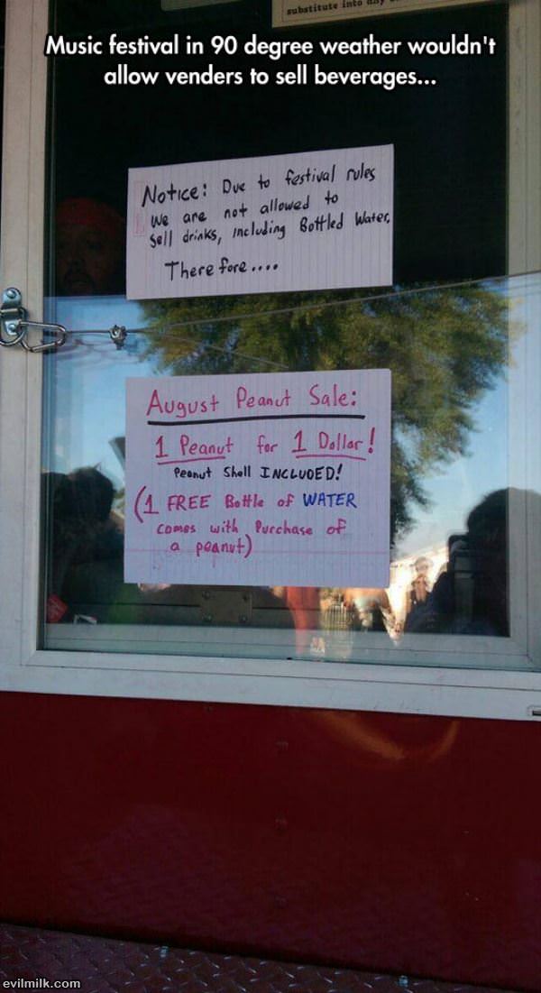 Peanut Sale