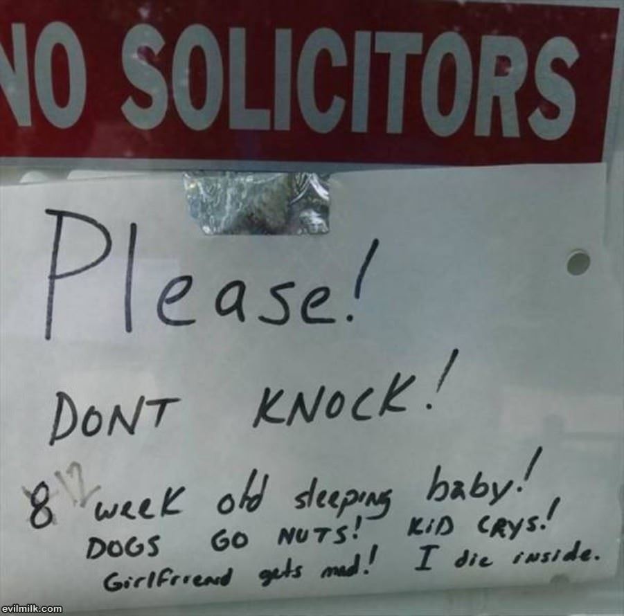 Please No Knocking