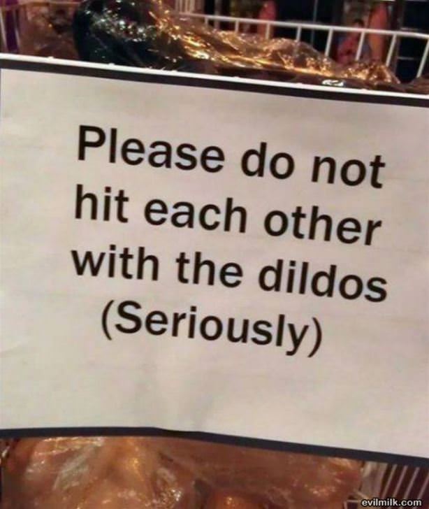 Please Refrain From Dildo Wars