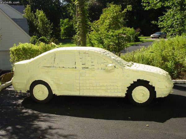 Post It Car