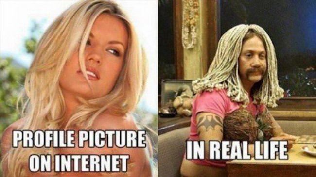 Profile Photo Vs Real Life