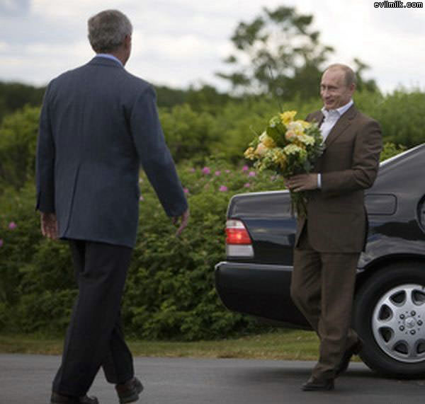 Putin And Bush