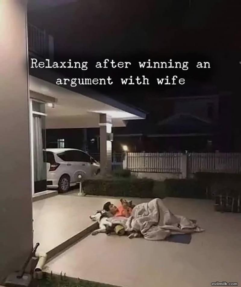 Relaxing After Winning