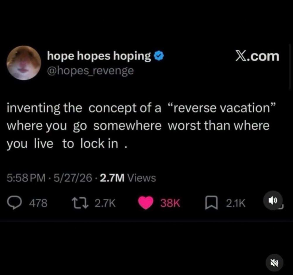 Reverse Vacation