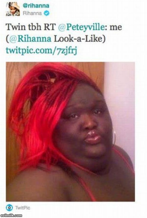 Rihanna Look Alike