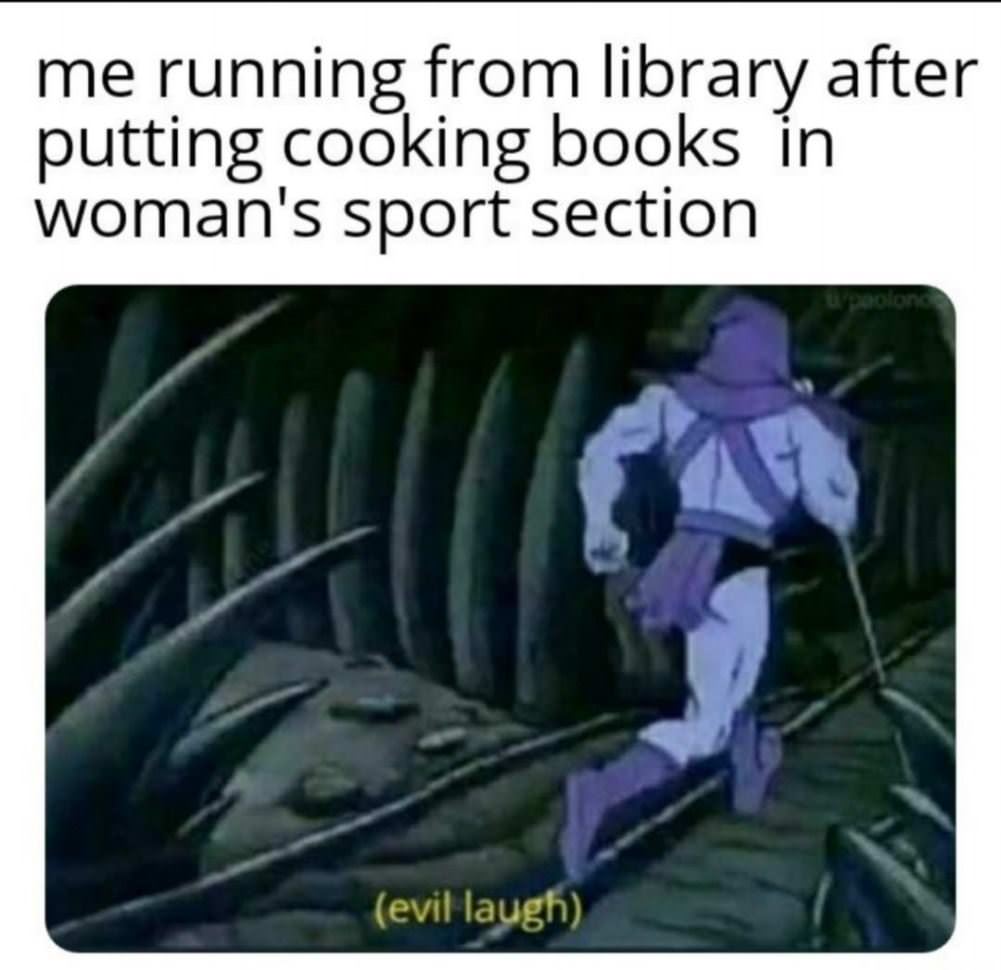 Running From The Library