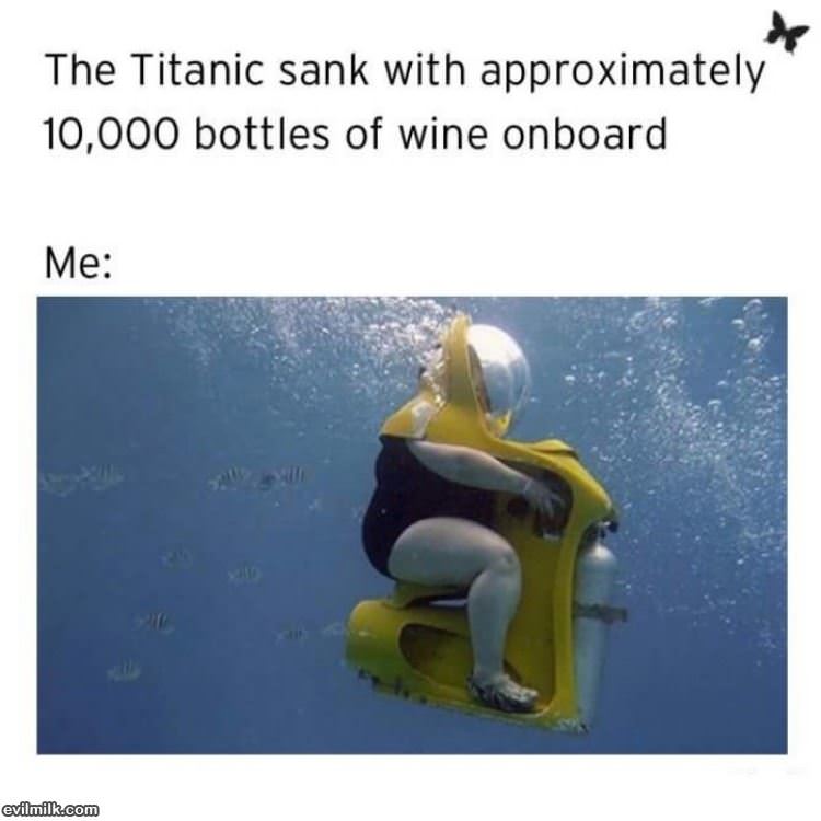 Sank With Wine