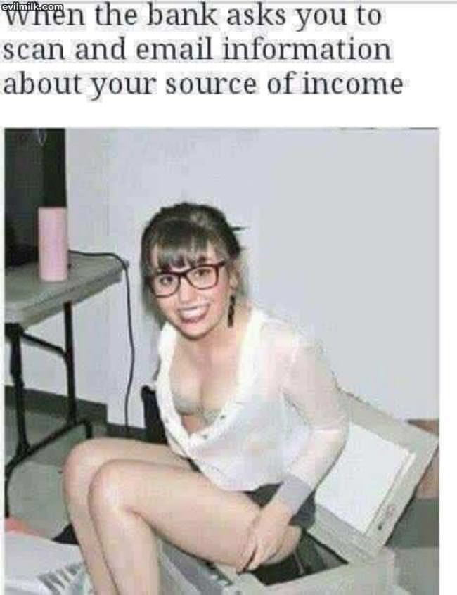 Scan Your Sources Of Income