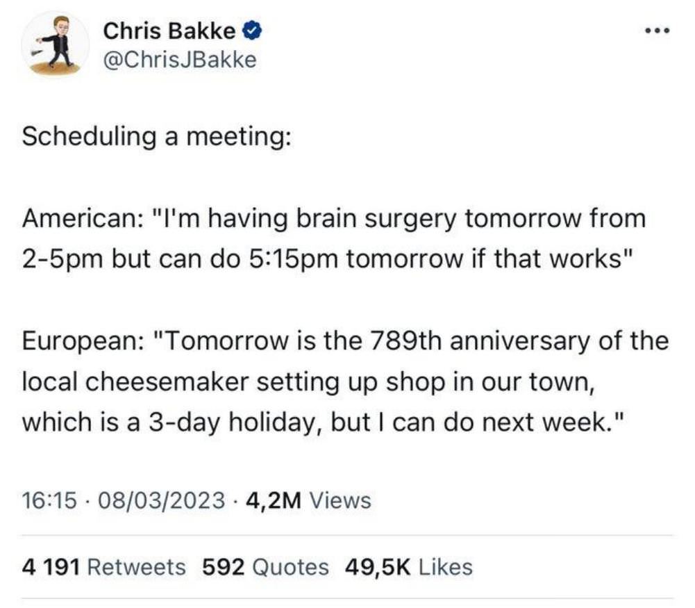 Scheduling A Meeting