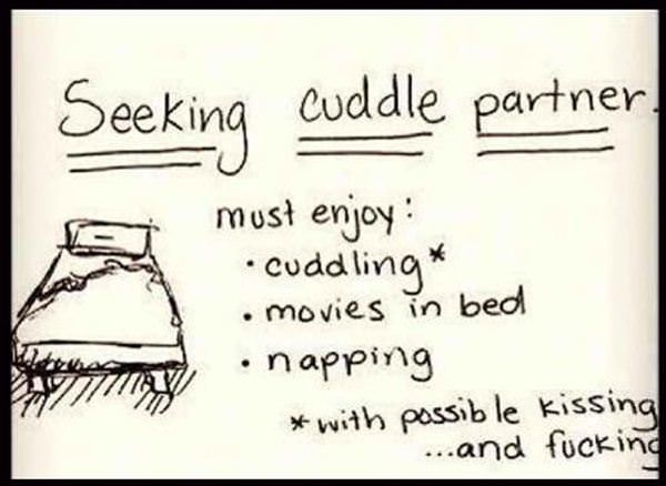 Seeking A Cuddle Partner