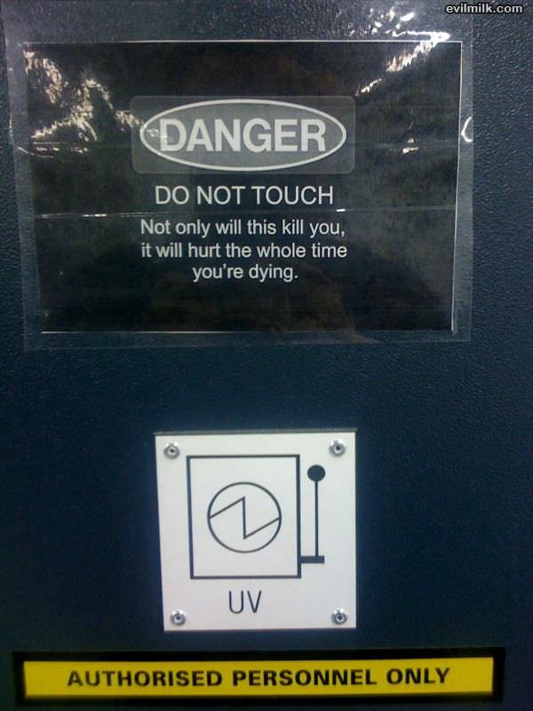Serious Warning