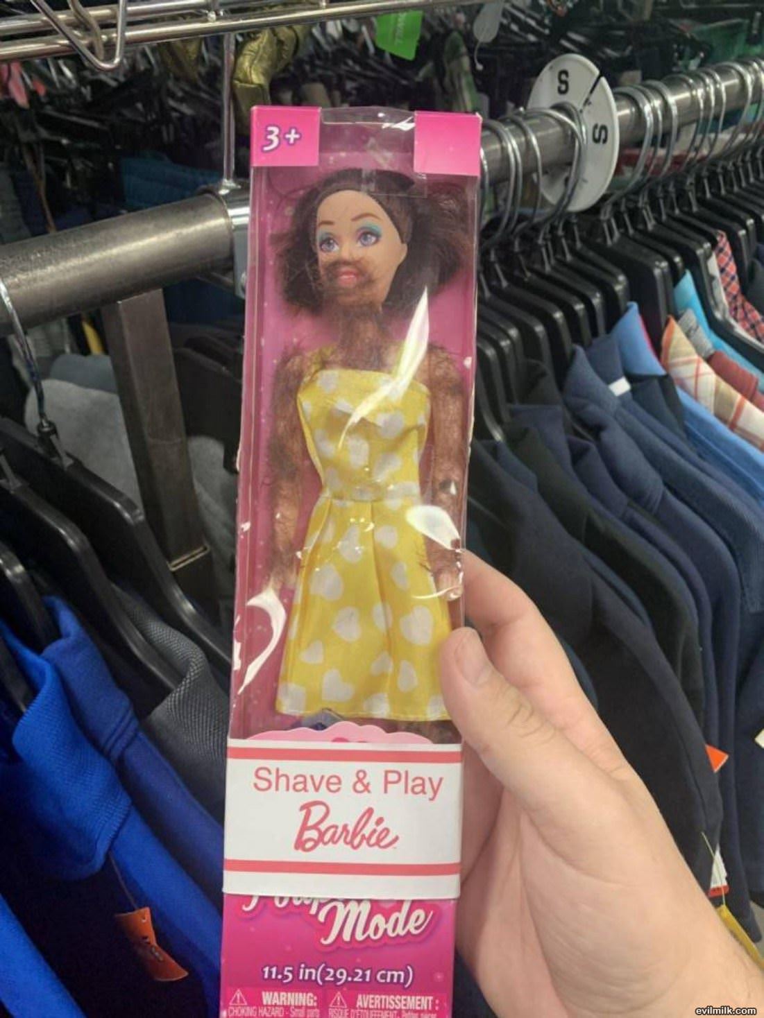 Shave And Play Barbie