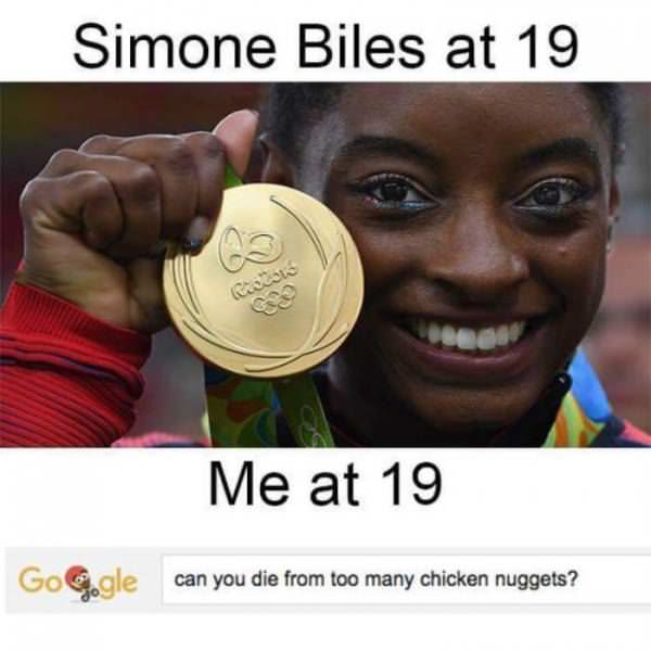 Simone Biles Vs Me