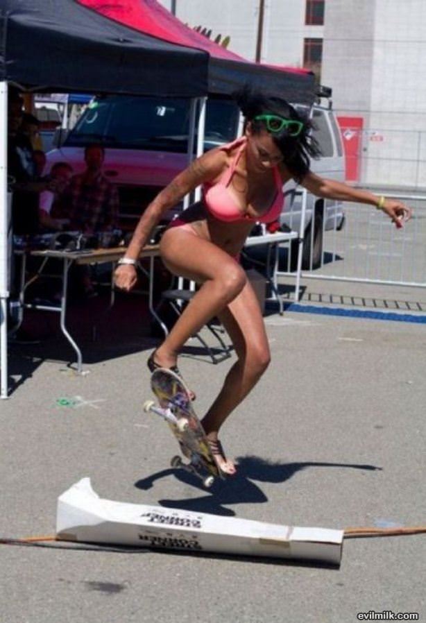 Skateboarding