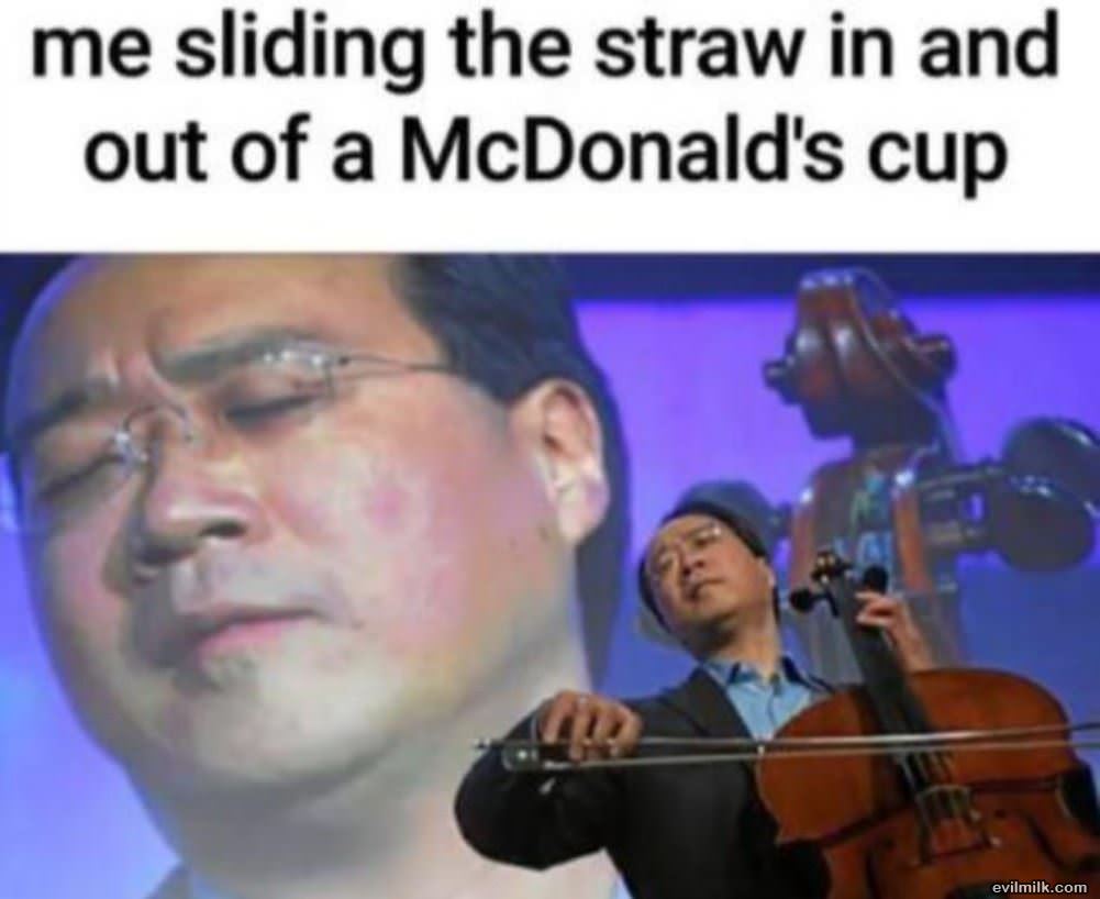 Sliding The Straw