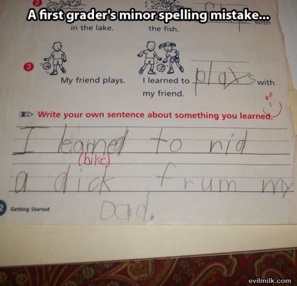 Slight Spelling Error