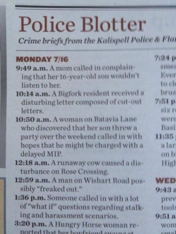 Small Town Big Problems
