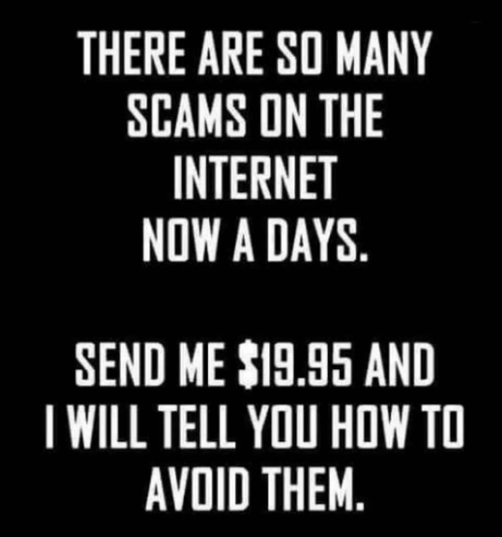 So Many Scams