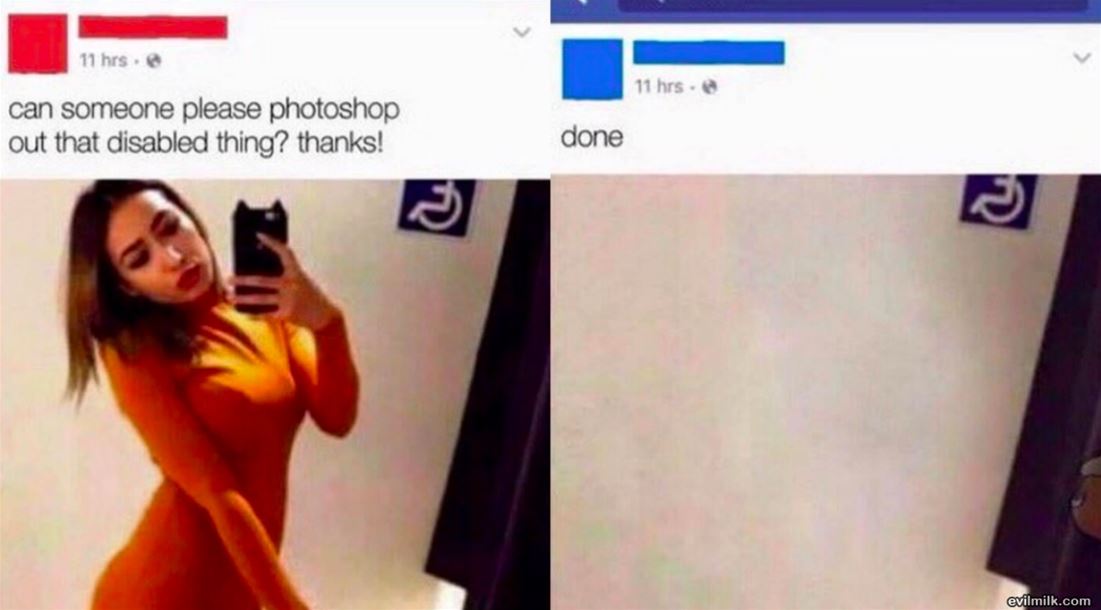 Someone Photoshop It Out