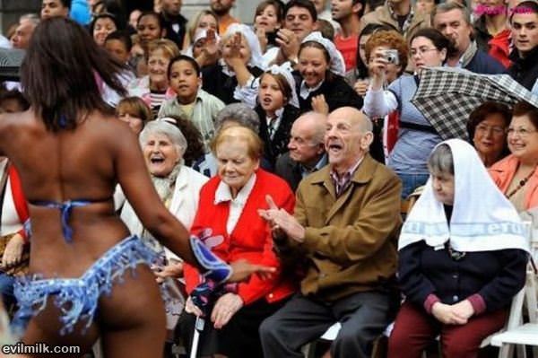 Someones Enjoying The Show