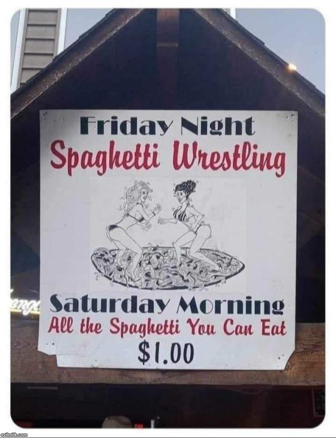 Spaghettie Wrestling