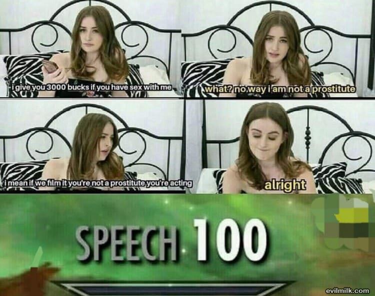 Speech 100