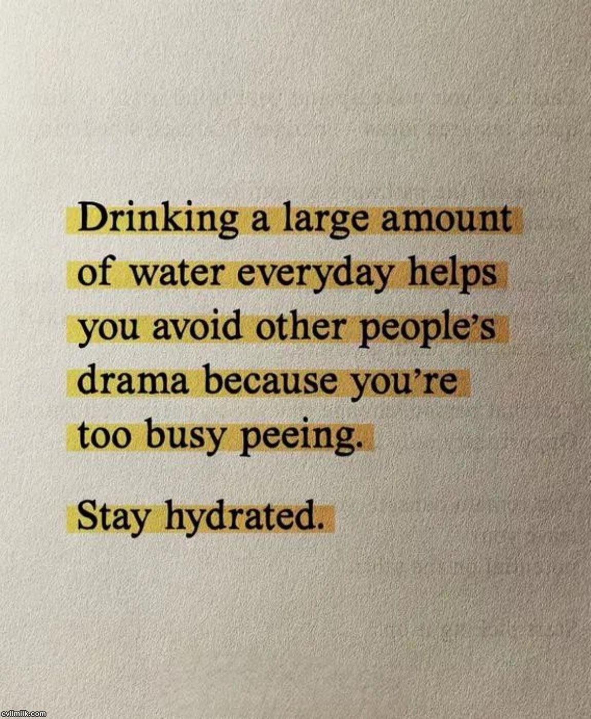 Stay Hydrated