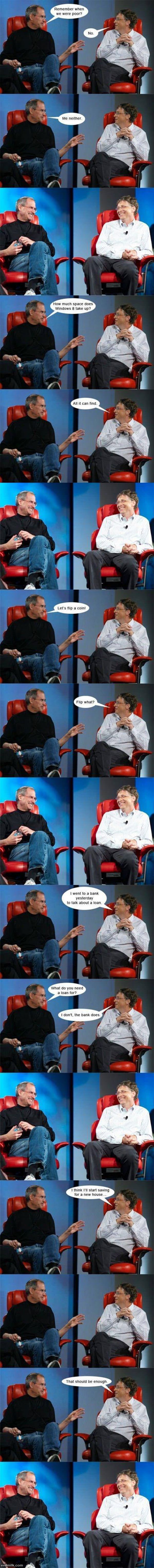 Steve Jobs And Bill Gates