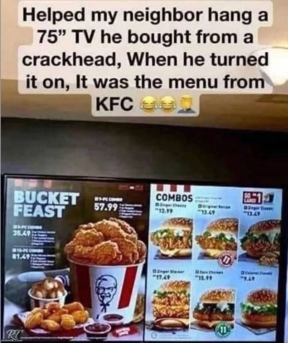 Still Had The Menu
