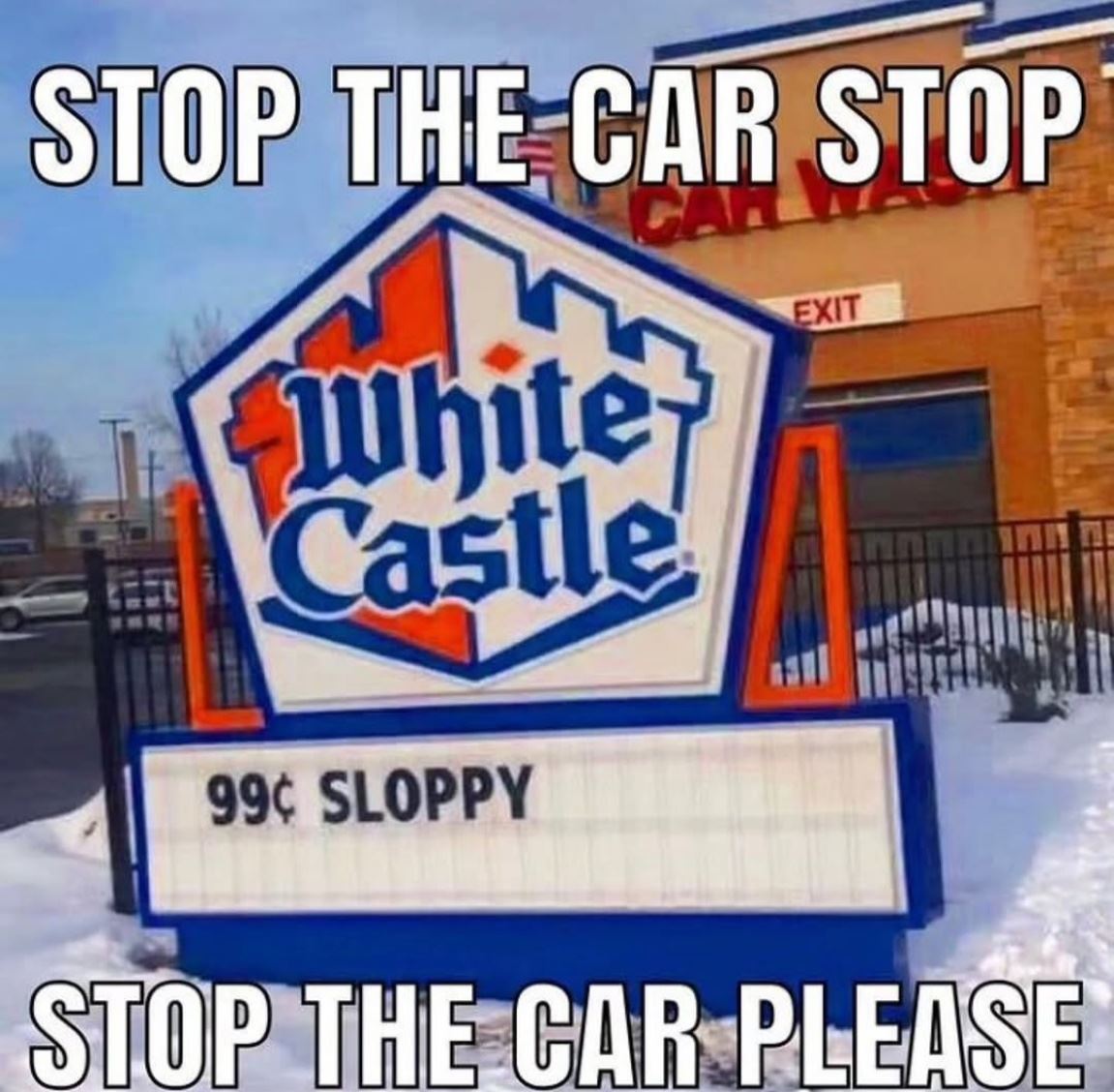 Stop The Car Please