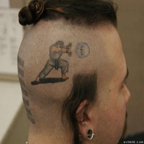 Streetfigther Head Tat