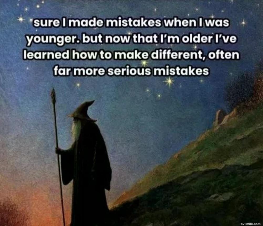 Sure I Made Mistakes