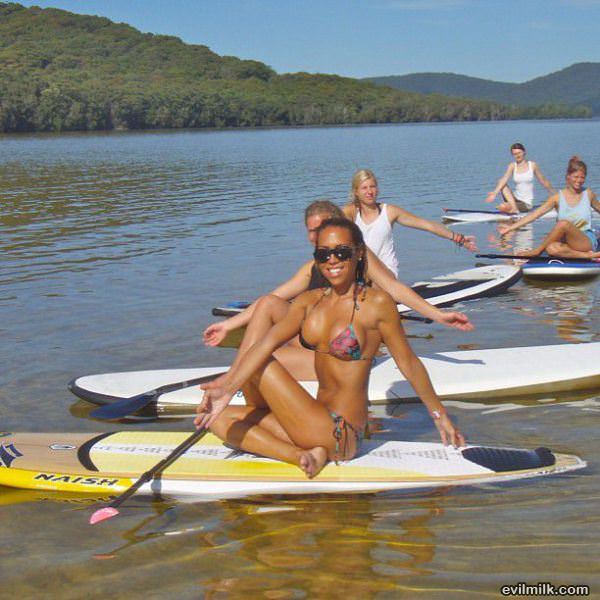 Surfboard Yoga