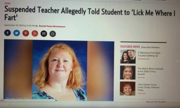 Suspended Teacher