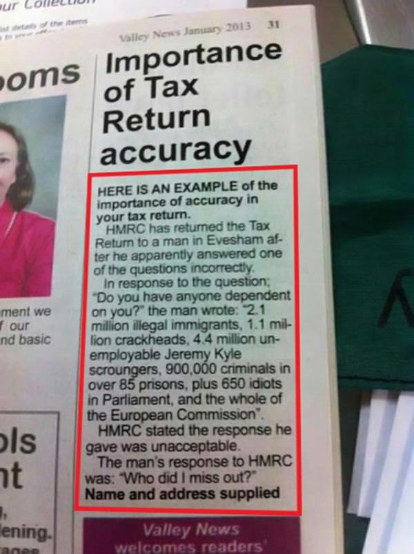 Tax Return Accuracy
