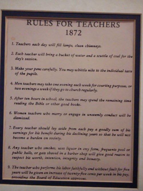 Teachers In 1872