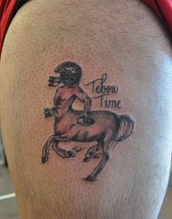 Tebow Time Tattoo