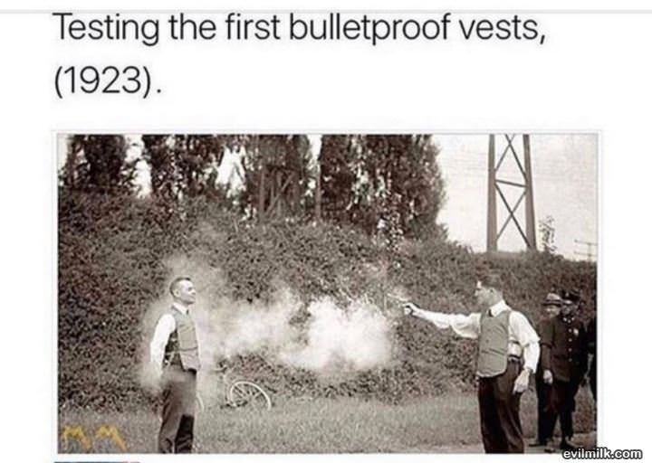 Testing Bullet Proof Vests