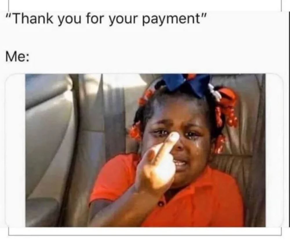 Thank You For The Payment