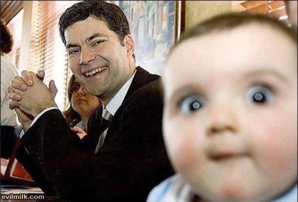 The Baby Photobomb