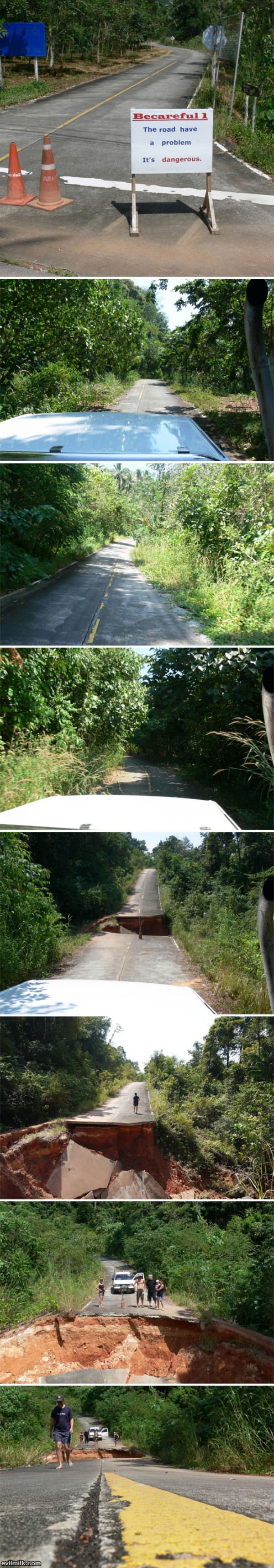 The Road Have A Problem