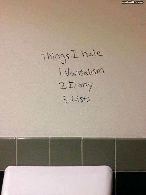 Things I Hate