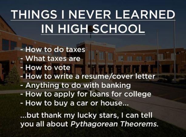 Things I Never Learned In School
