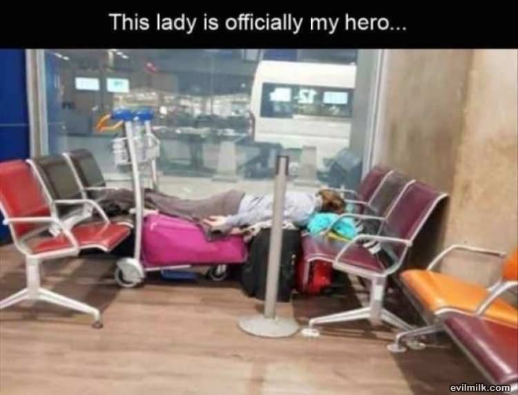 This Lady Is A Hero