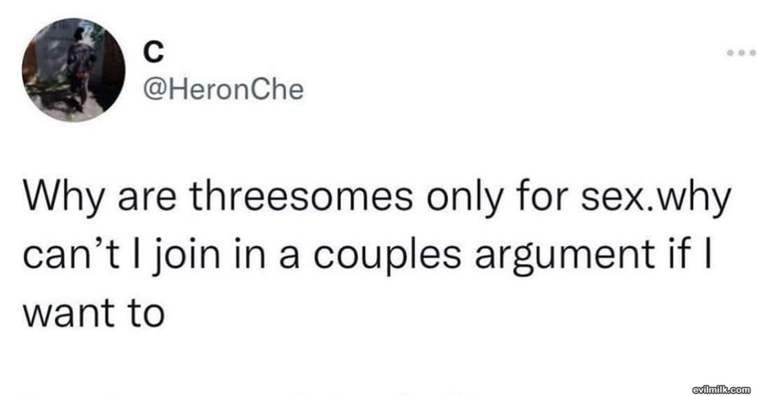 Threesomes