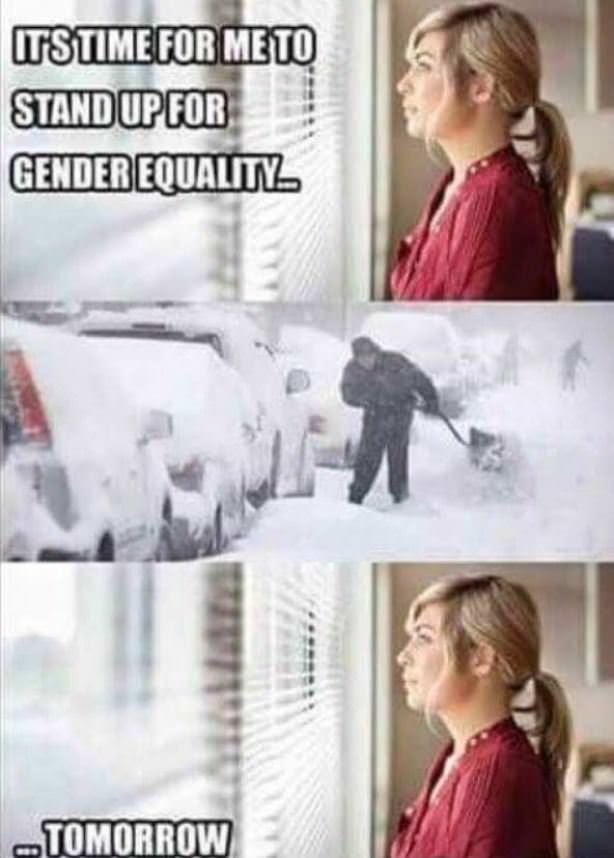 Time To Stand Up For Gender Equality