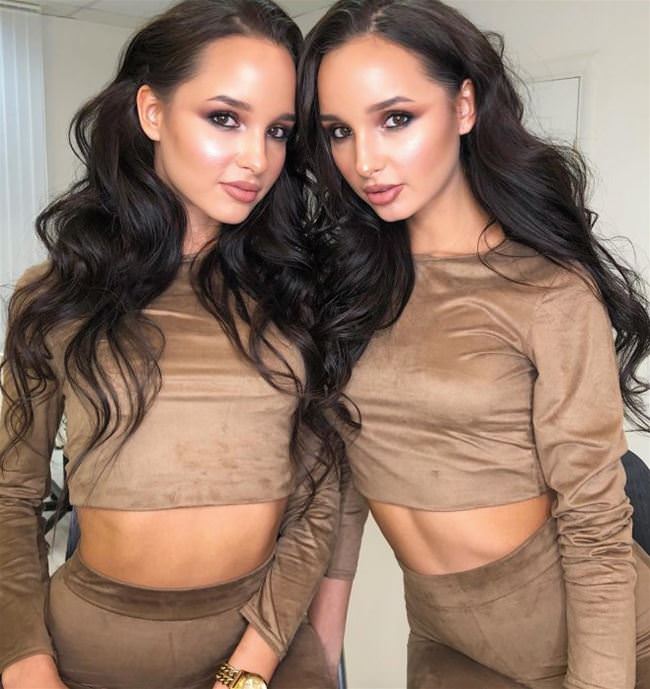 Twins Adelya And Alina