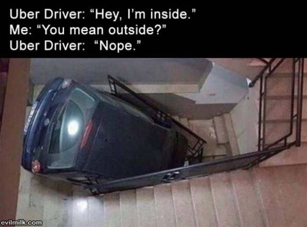 Uber Driver Is Here