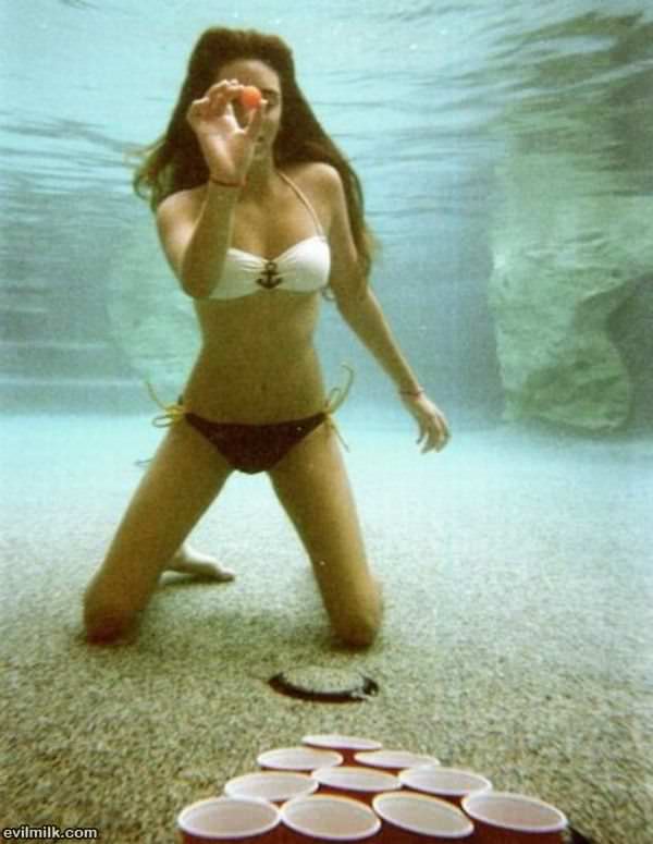 Under Water Beer Pong